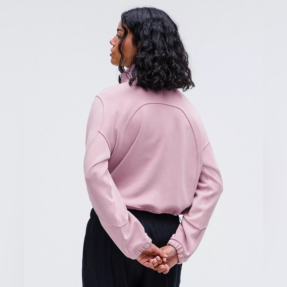 NWT Lululemon Brushed Softstreme Half Zip - Picture 7 of 7